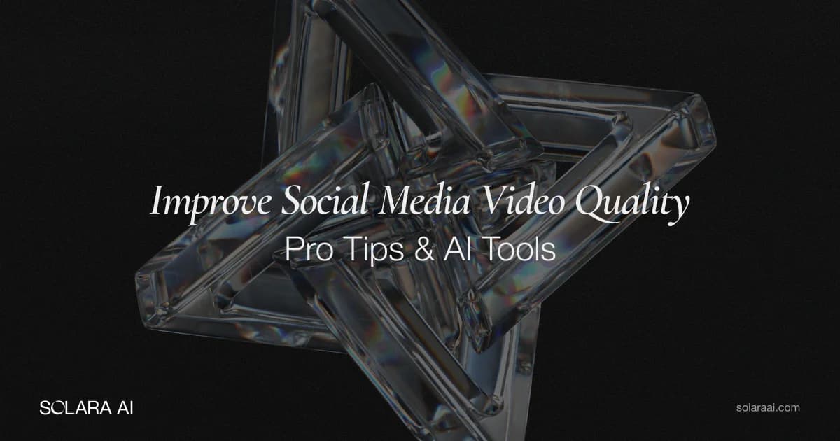 Improve Social Media Video Quality: 2026