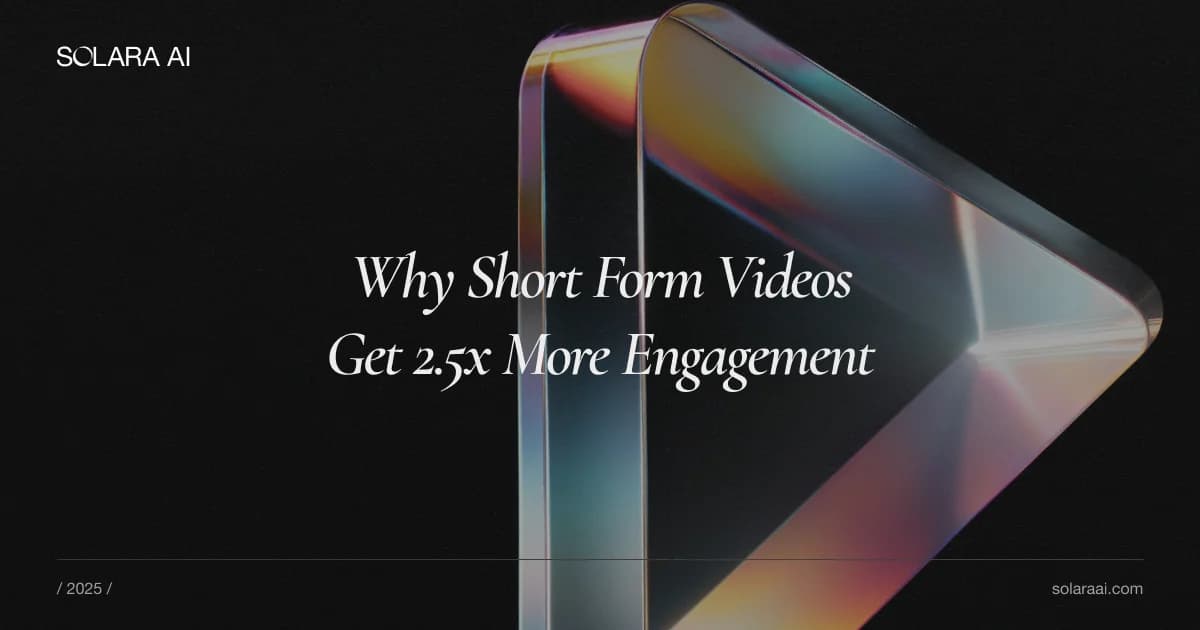 Short Form Videos: 2.5x More Engagement (2026)