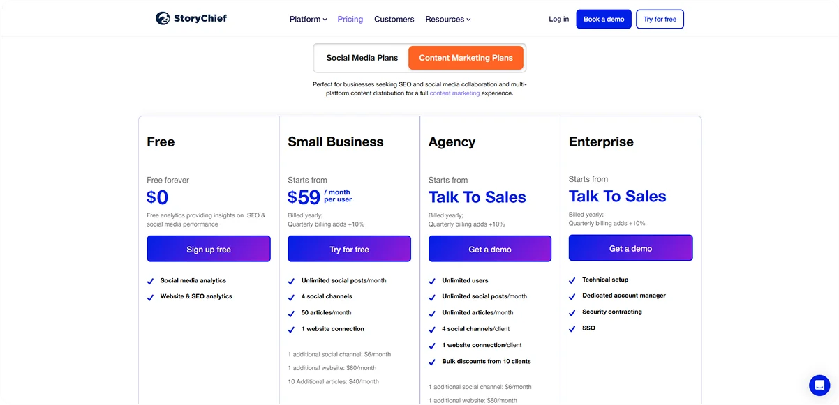 storychief-pricing