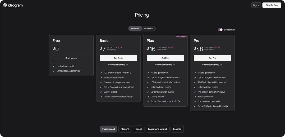 ideogram-pricing