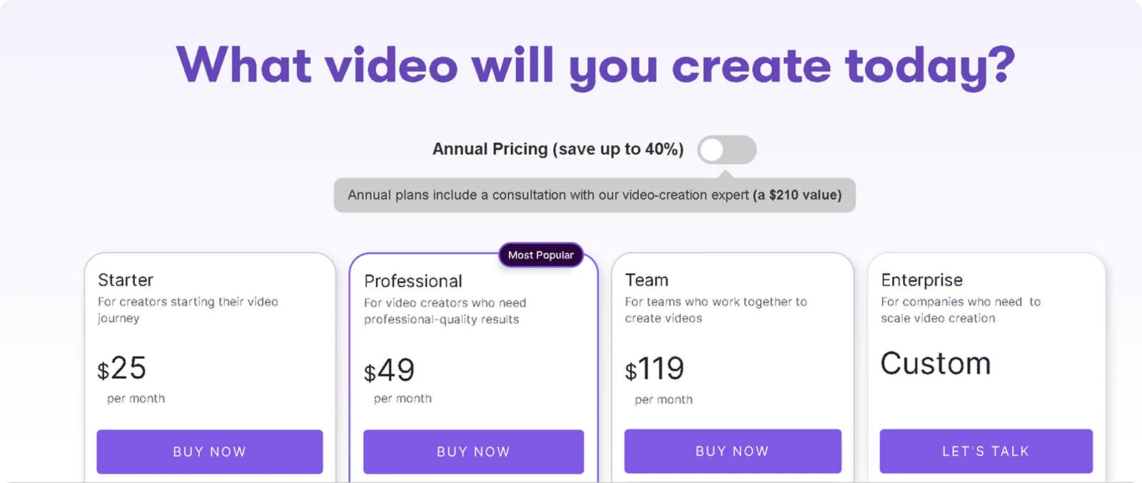 pictory-pricing