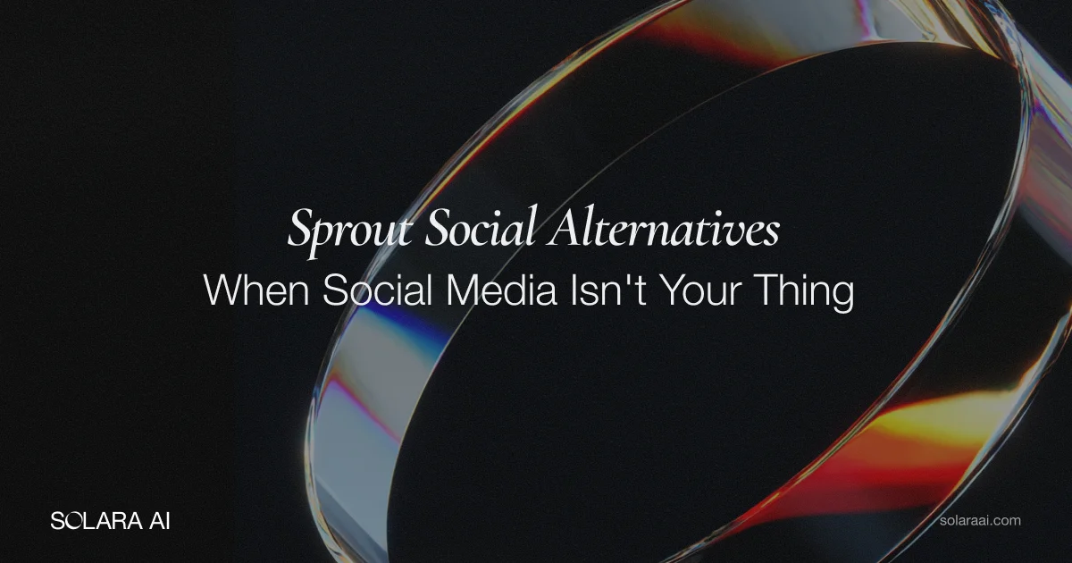 10 Sprout Social Alternatives When Social Media Isn't Your Thing