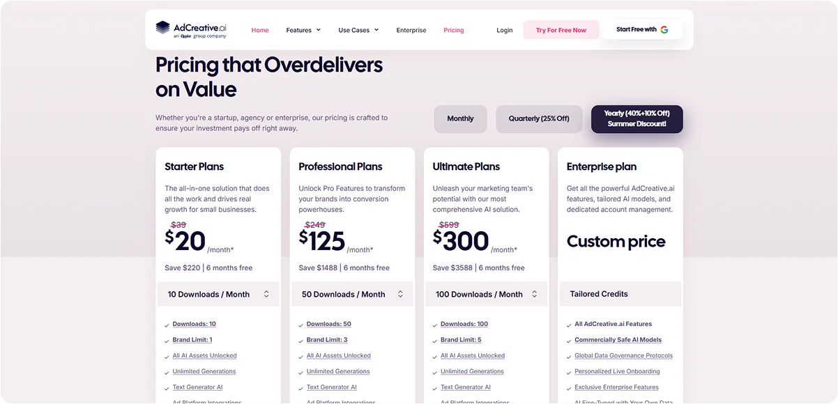 adcreative-pricing