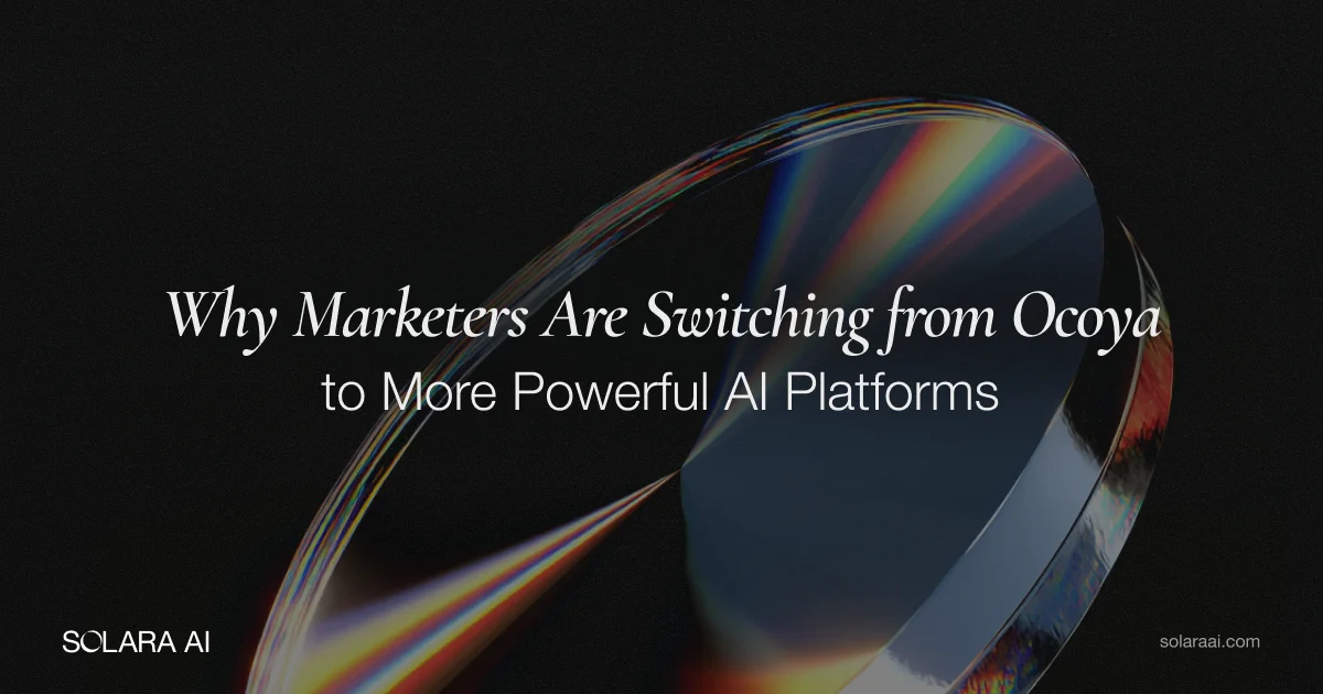 8 Ocoya Alternatives Marketers Should Try [2025 Comparison]