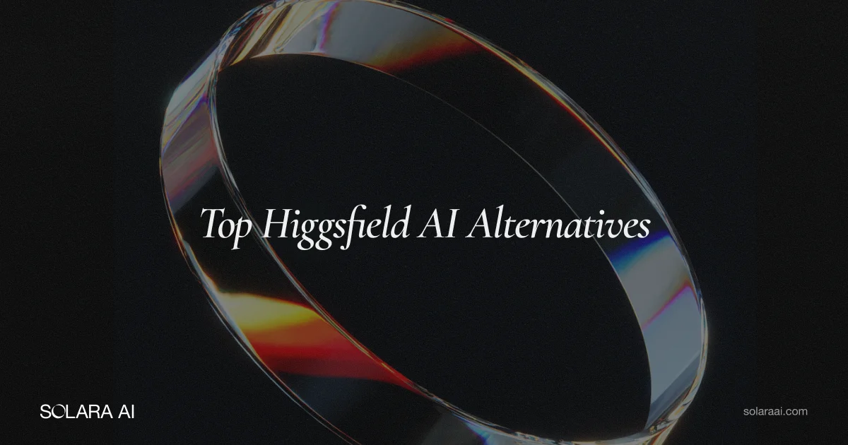 Top 8 Higgsfield AI Alternatives for Video Creation [Compared]