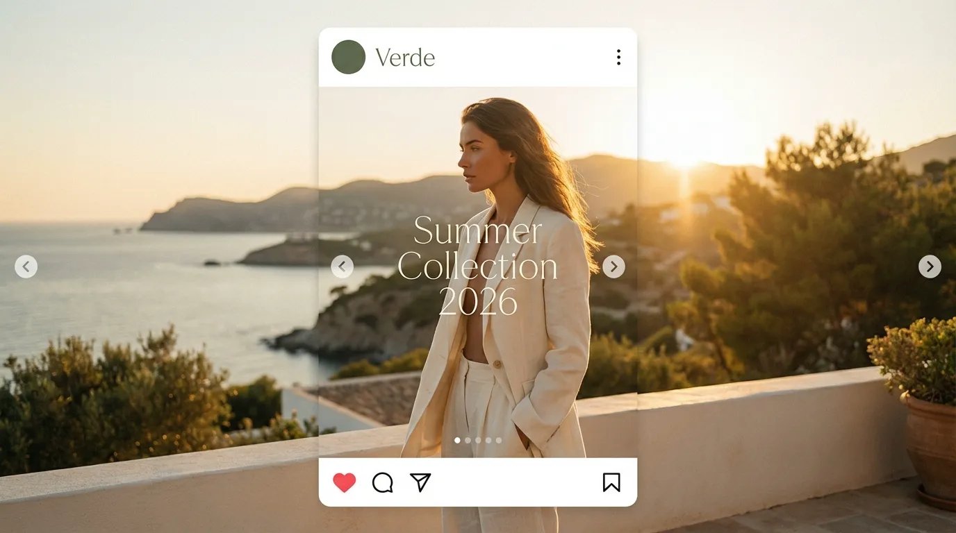 Fashion brand carousel ad